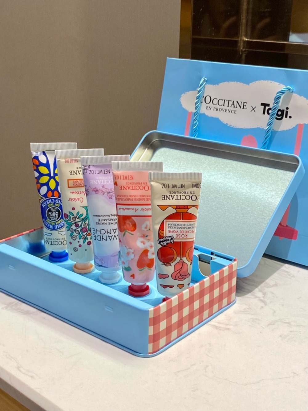 Loccitane X Tagi Handcream Collection Set of 5x30ml Christmas Gift